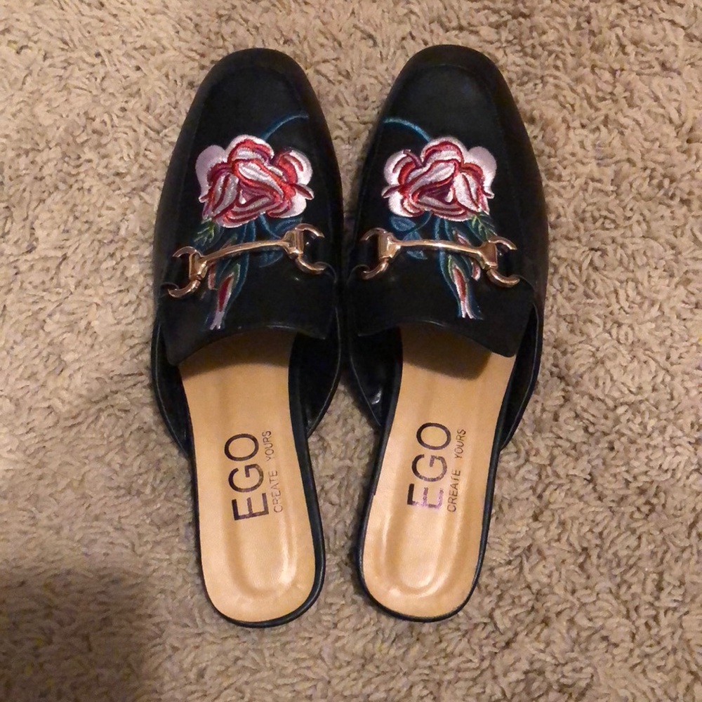 EGO rose mules